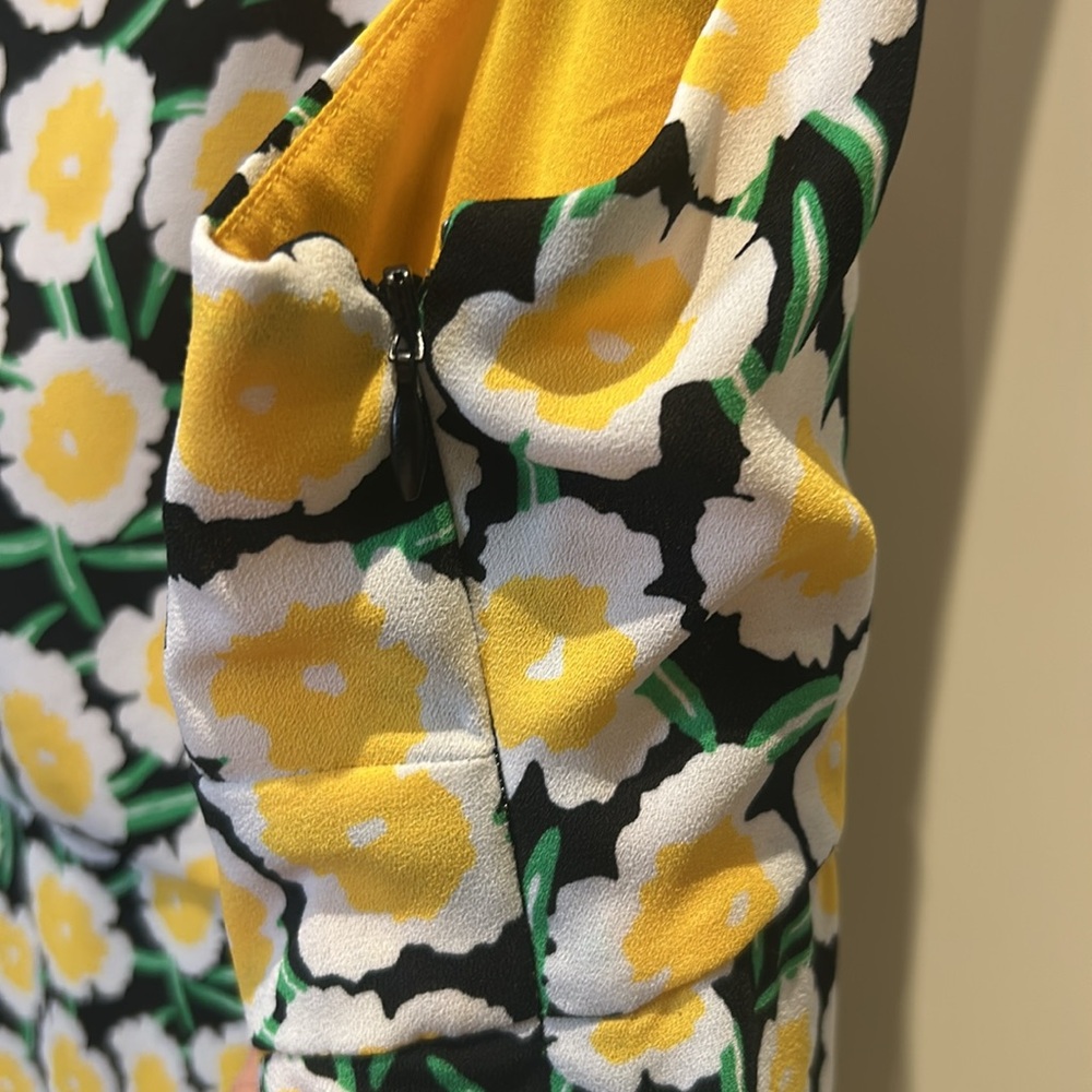 Diane Von Furstenberg Yellow Floral Sundress - Picture 9 of 13